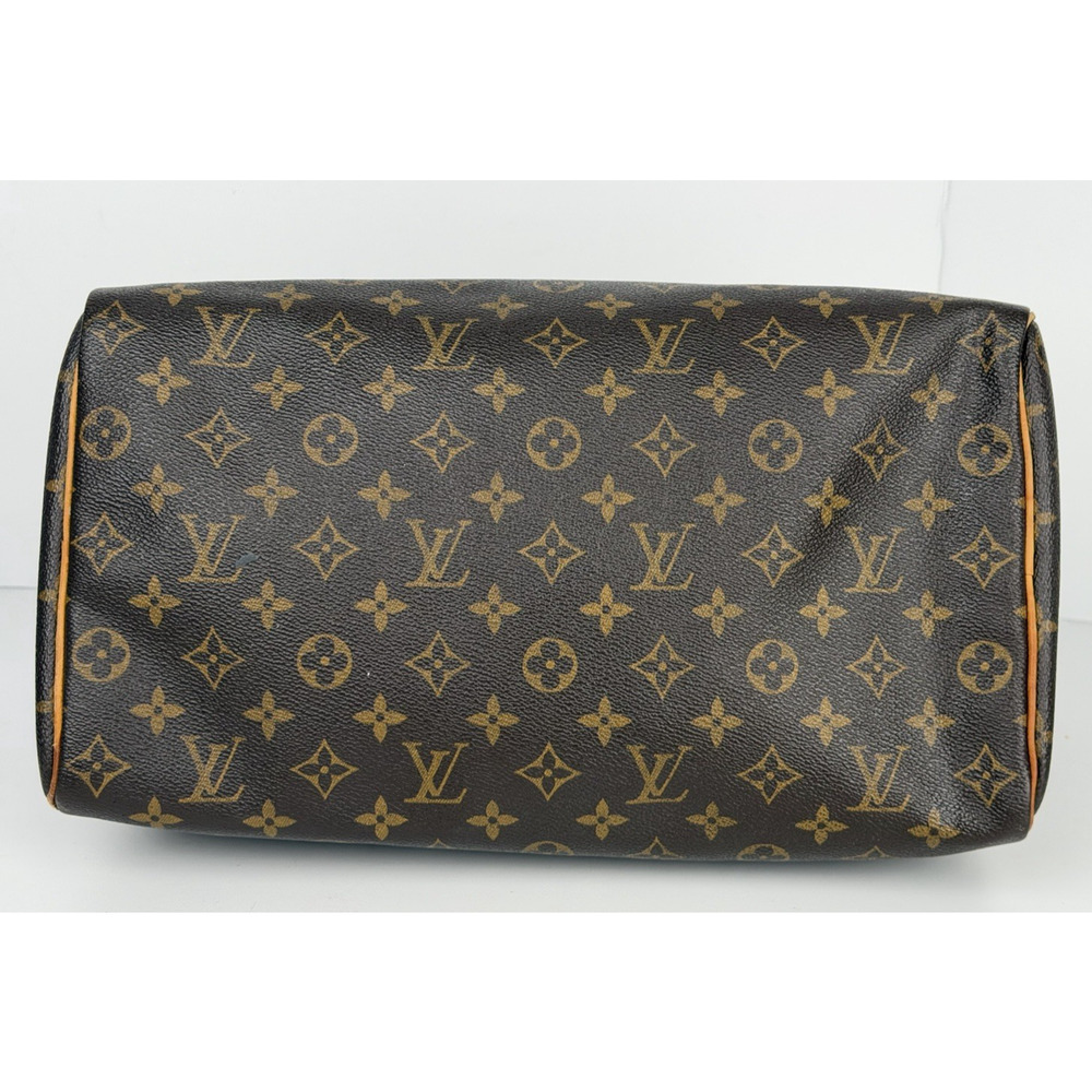 Louis Vuitton Monogram Speedy 35 Bag in Brown Coated Canvas 2006 S - Picture 3 of 16